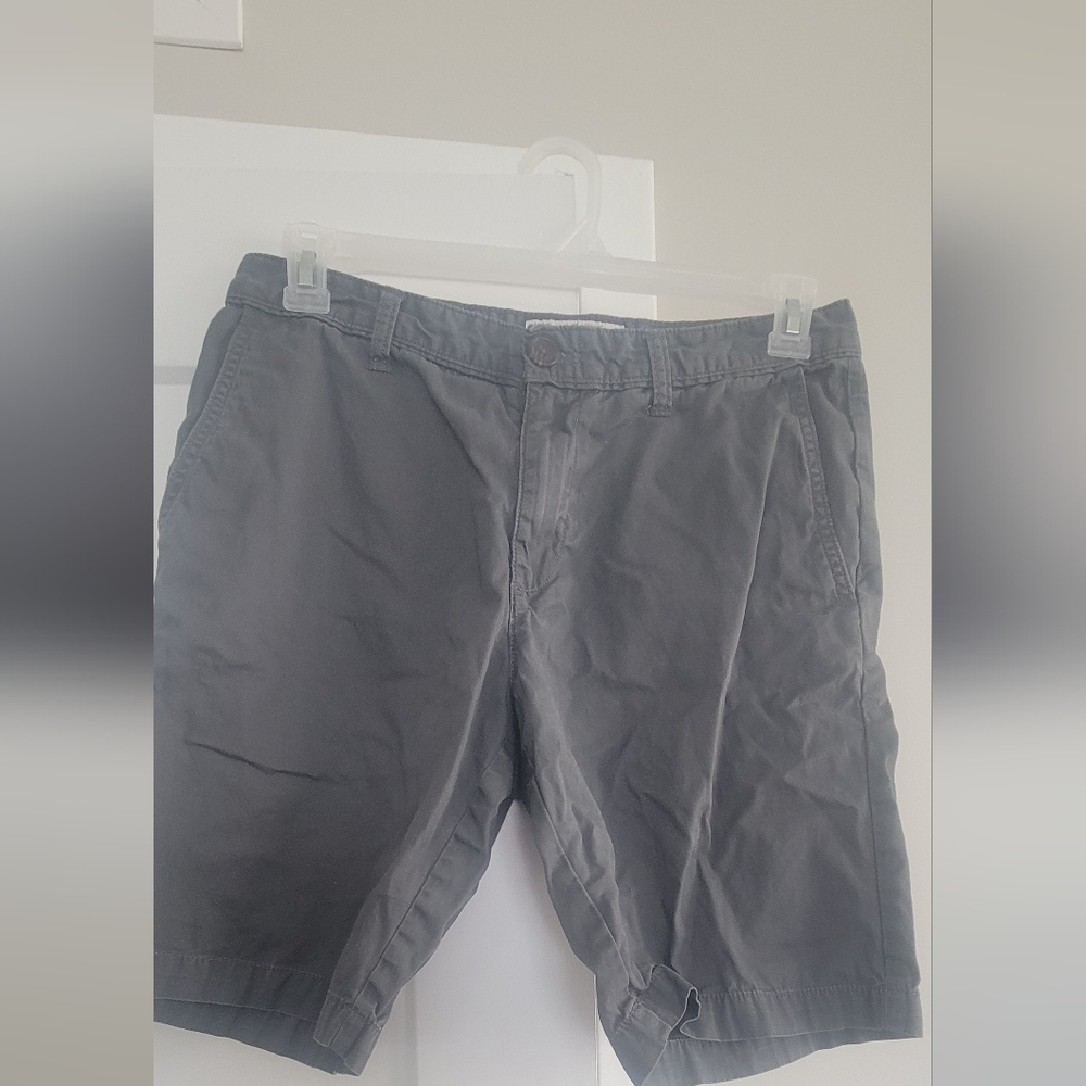 Boys' Size 32 Penguin By Munsingwear Charcoal Gray Flat Front Shorts